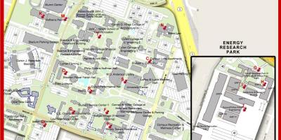 Carte de l'université de Houston