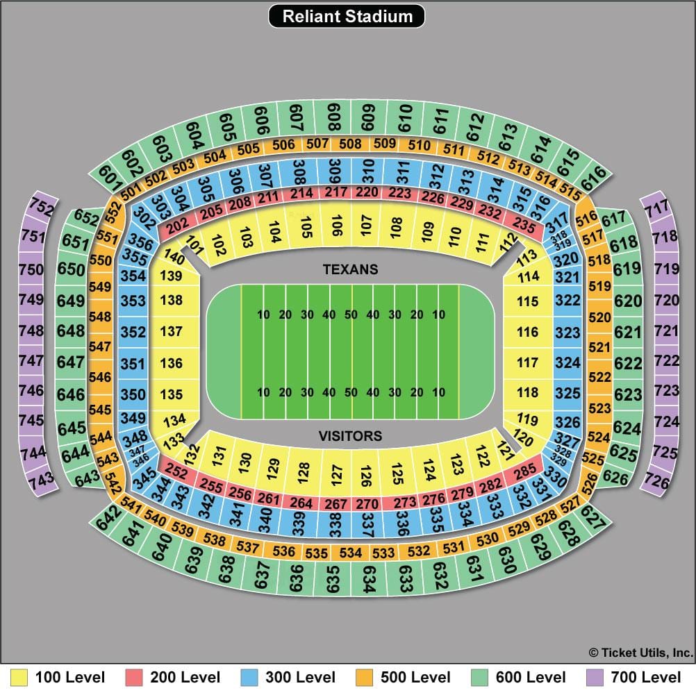 Texans de Houston siège de la carte