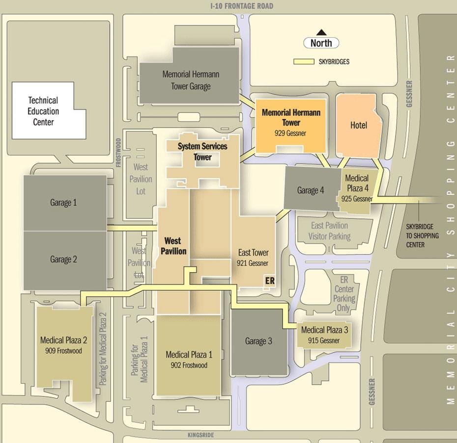 Memorial Hermann hospital carte