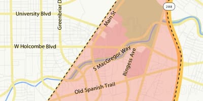 Carte du texas medical center