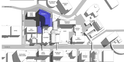 Hôpital méthodiste de Houston carte