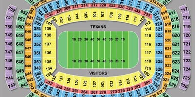 Texans de Houston siège de la carte